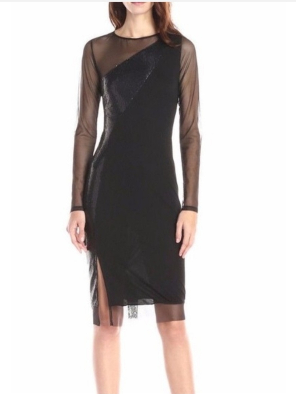 bcbgmaxazria black blaine dress